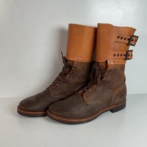 WWII Impression’s Double Buckle Tanker Boots 12 D World War II USA Made